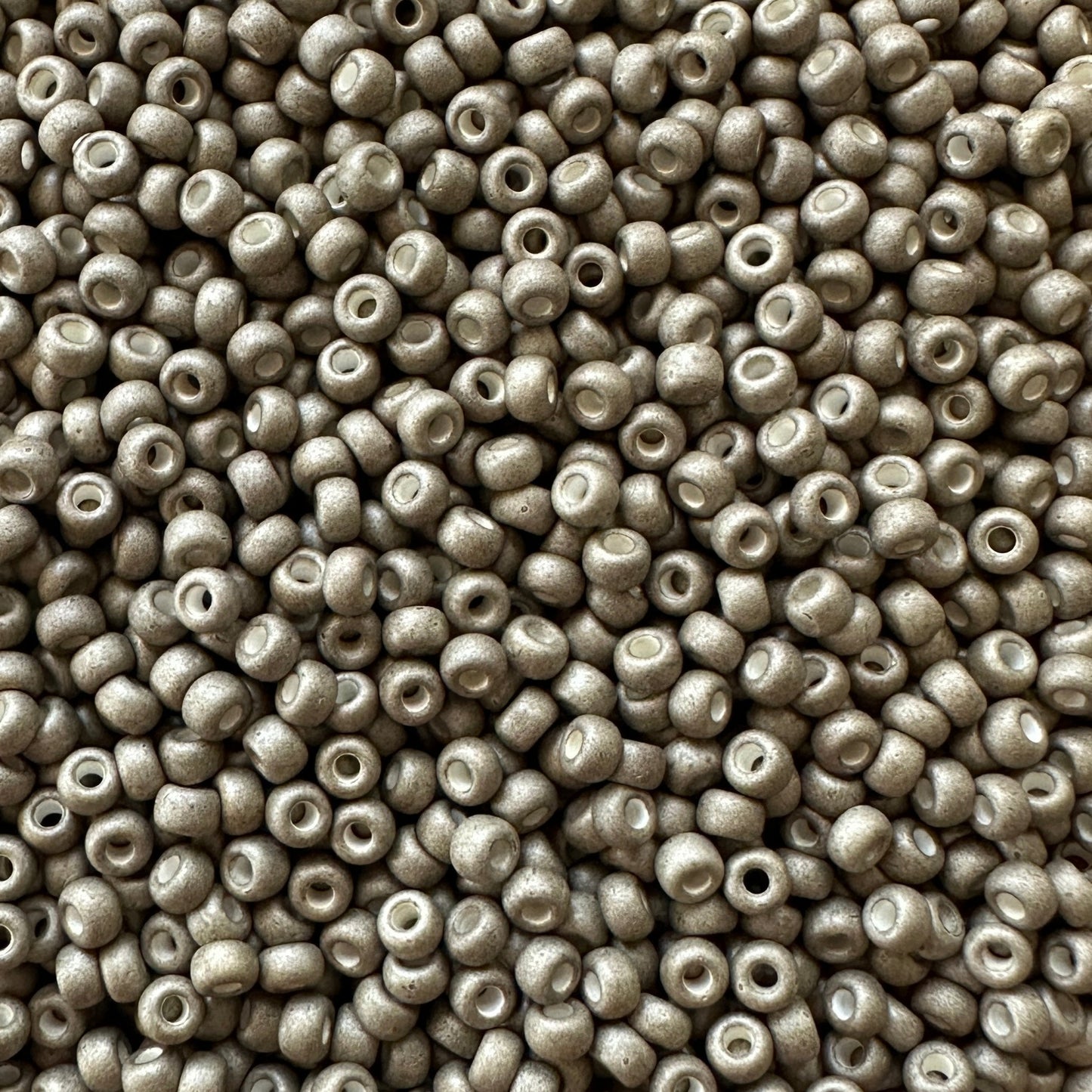 24g Miyuki 11 - 2091 Matte Metallic Tarnished Silver - The Bead Mix