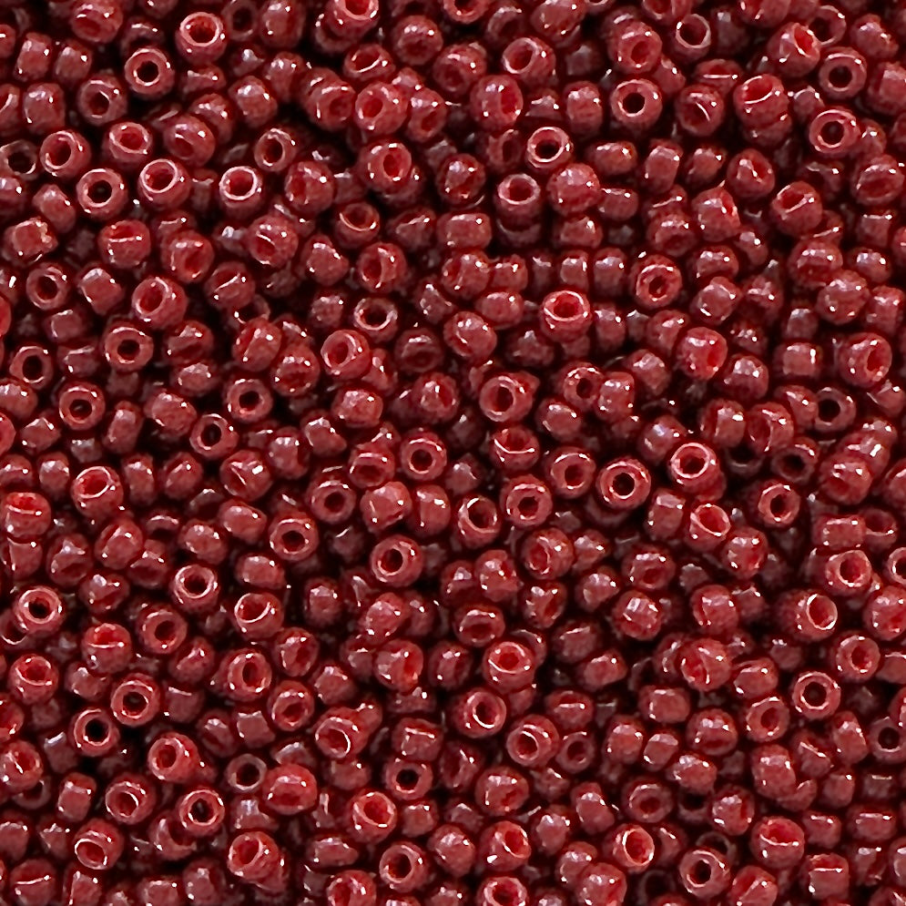 Miyuki 11-4470 Duracoat Opaque Brick Red
