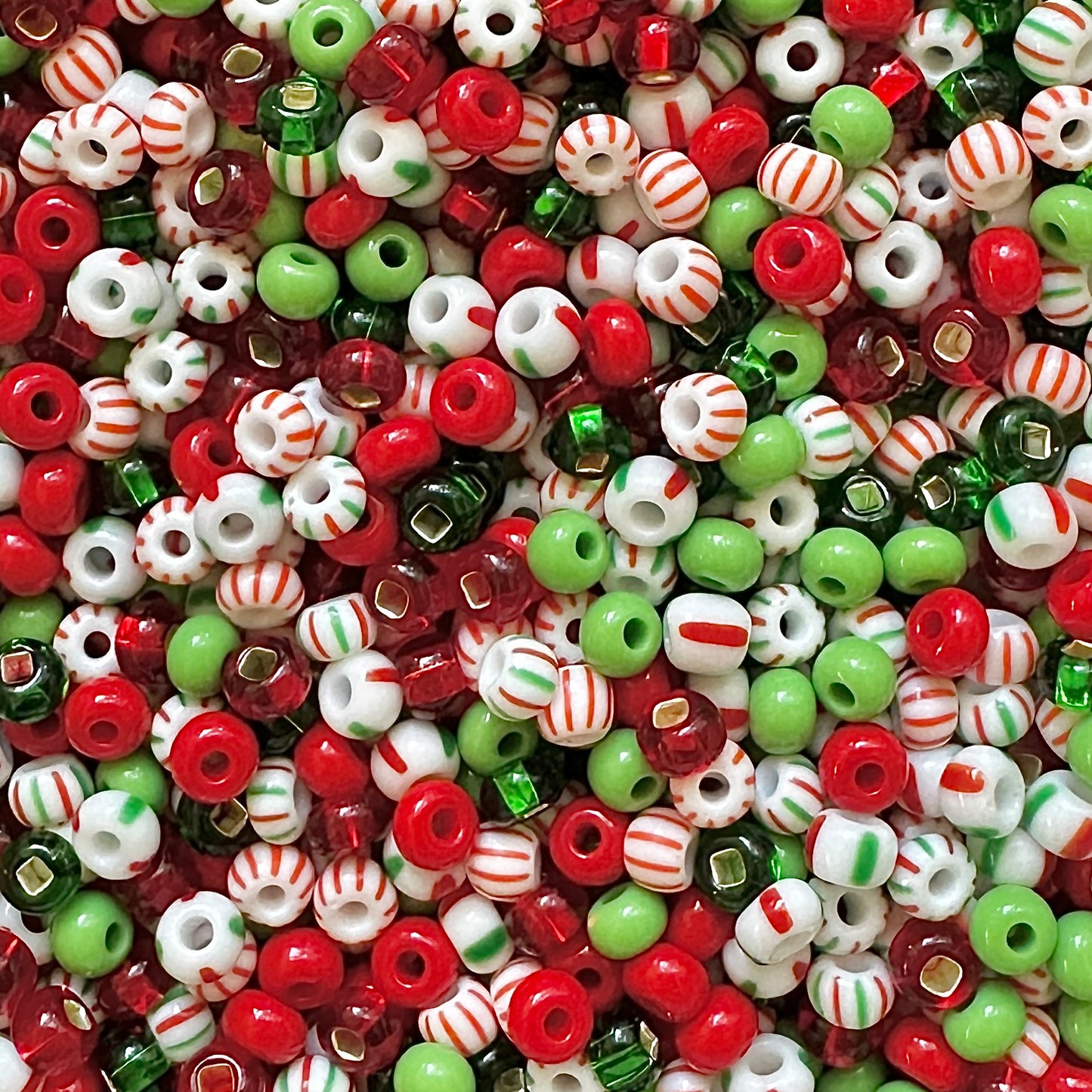 Christmas Cheer 6/0 Czech Seed Bead Mix