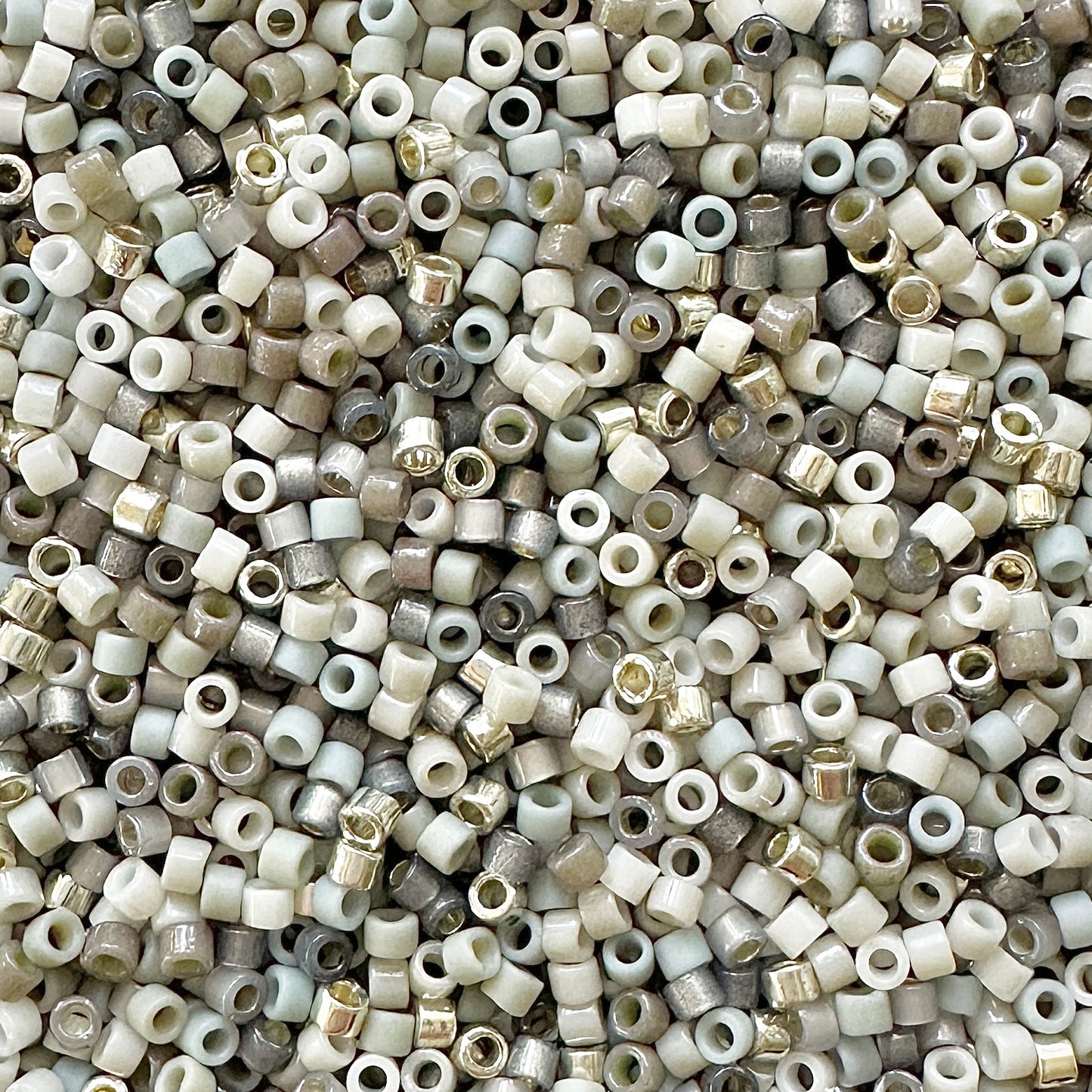 Gray Area 11/0 Miyuki Delica Bead Mix