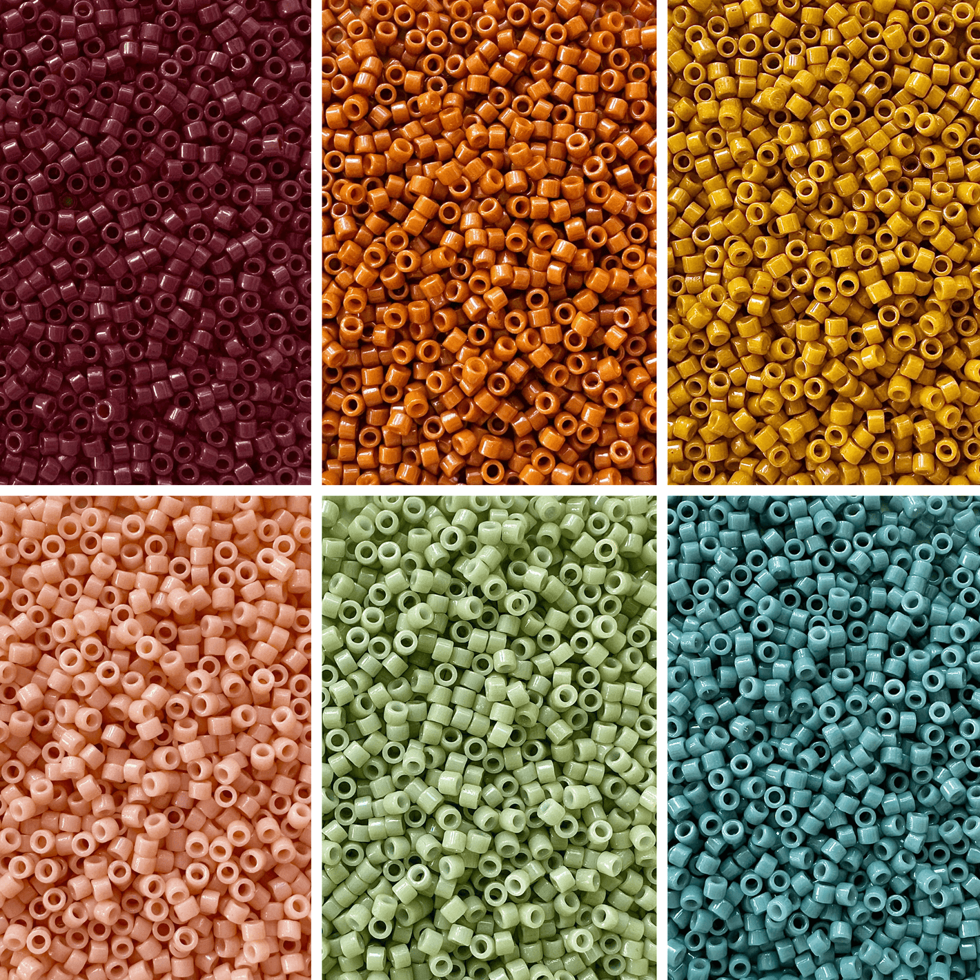 Boho Rainbow Miyuki 11/0 Delica Bead Set - The Bead Mix