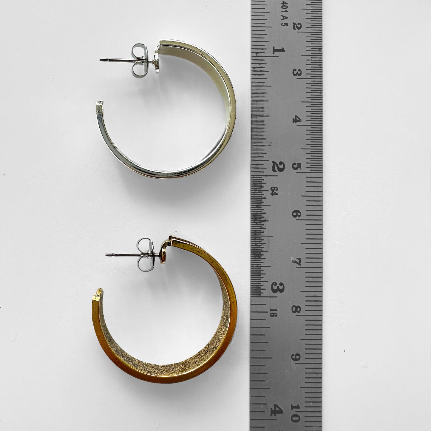 Channel Hoop Earrings - The Bead Mix