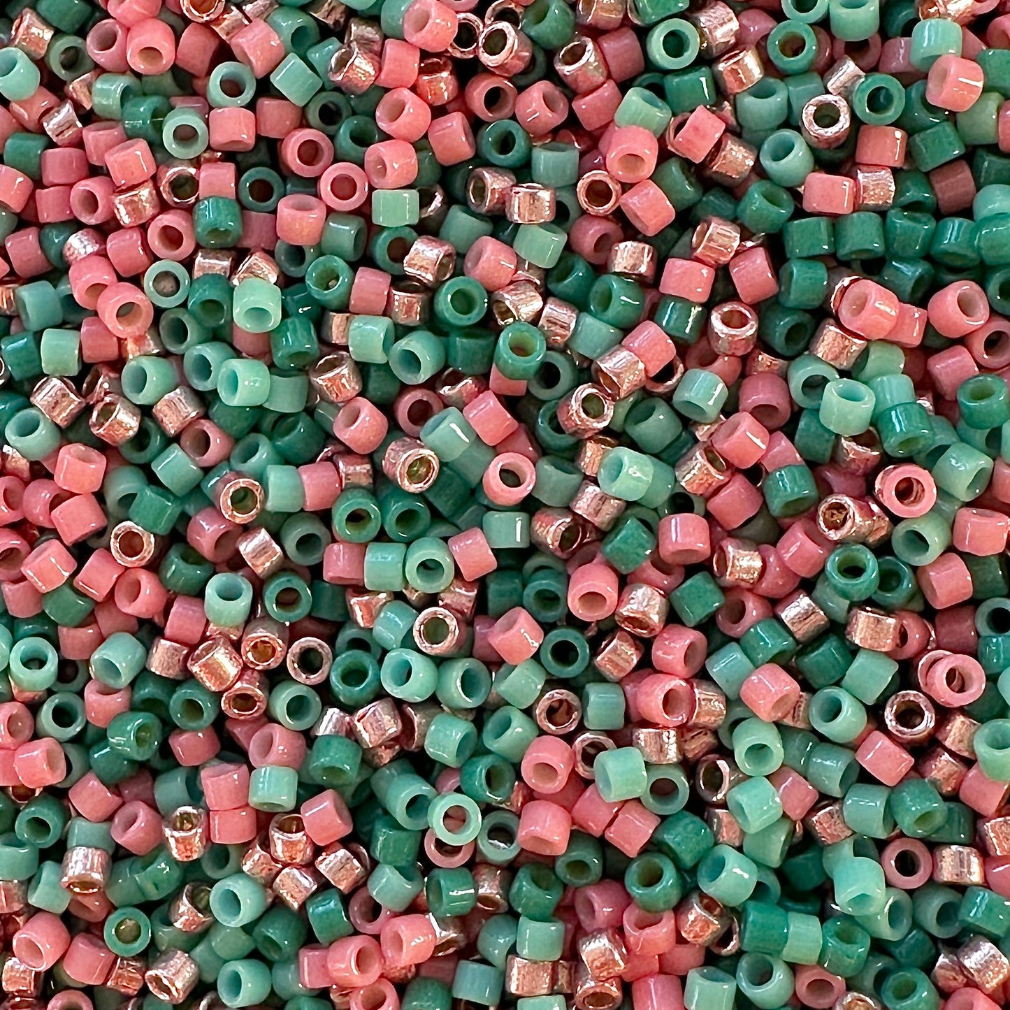 Coral 11/0 Miyuki Delica Bead Mix - The Bead Mix