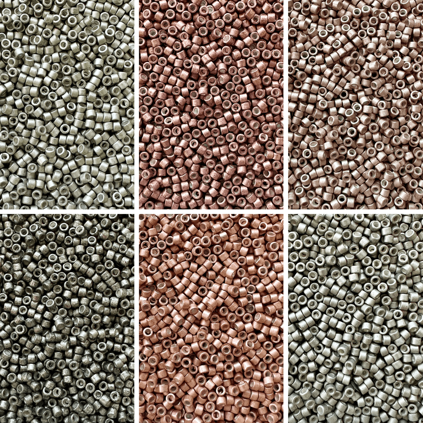 Enchanted Galvanized Miyuki 11/0 Delica Bead Set - The Bead Mix