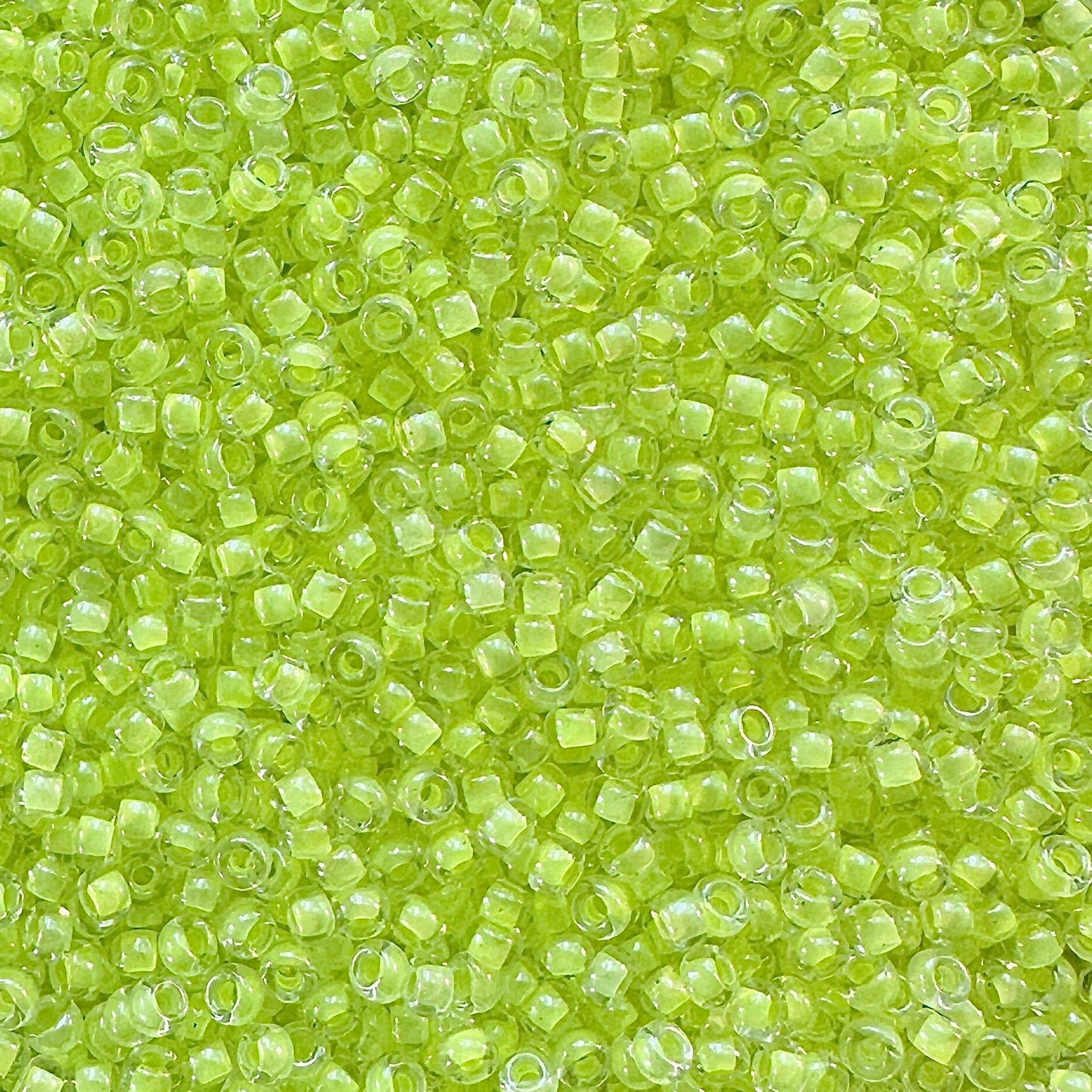 Miyuki 11 - 1119 Luminous Lime Yellow - The Bead Mix