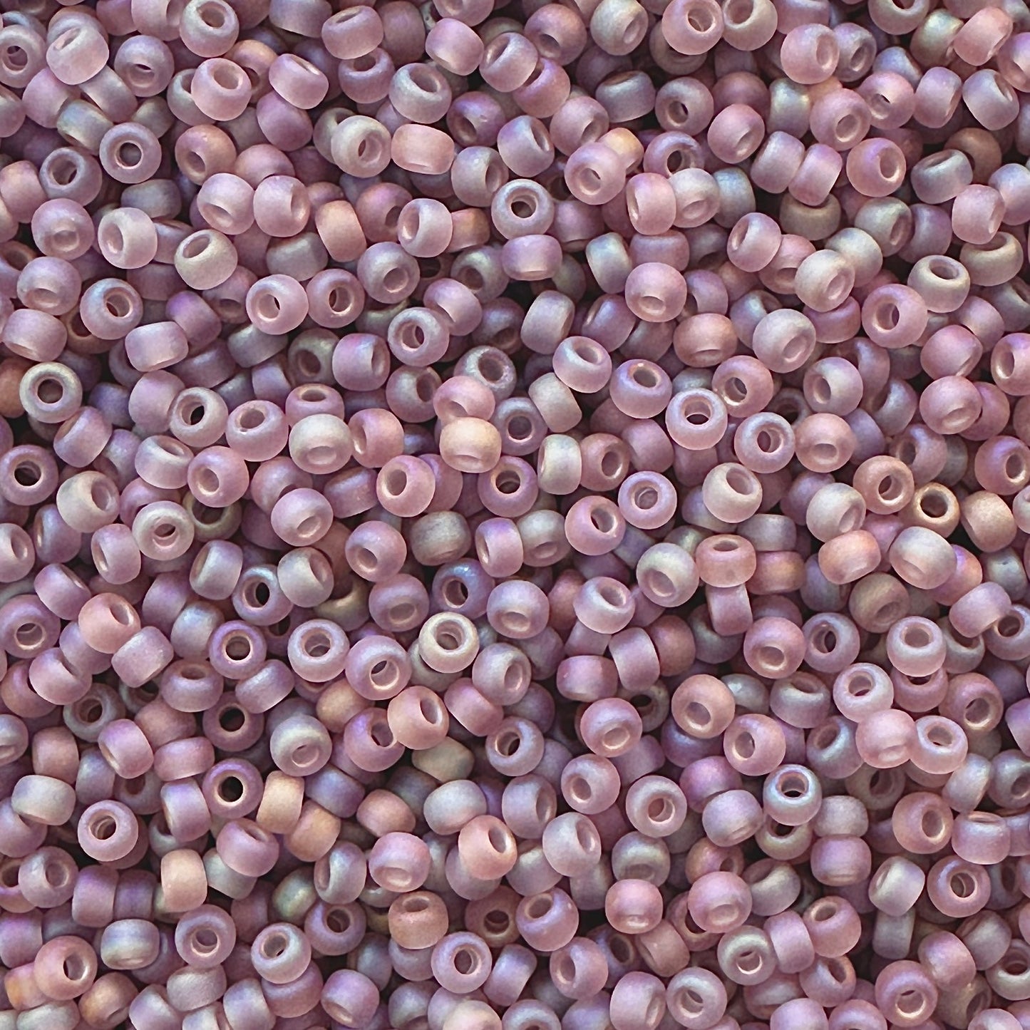 Miyuki 11 - 142FR Smoky Amethyst Frosted Rainbow - The Bead Mix
