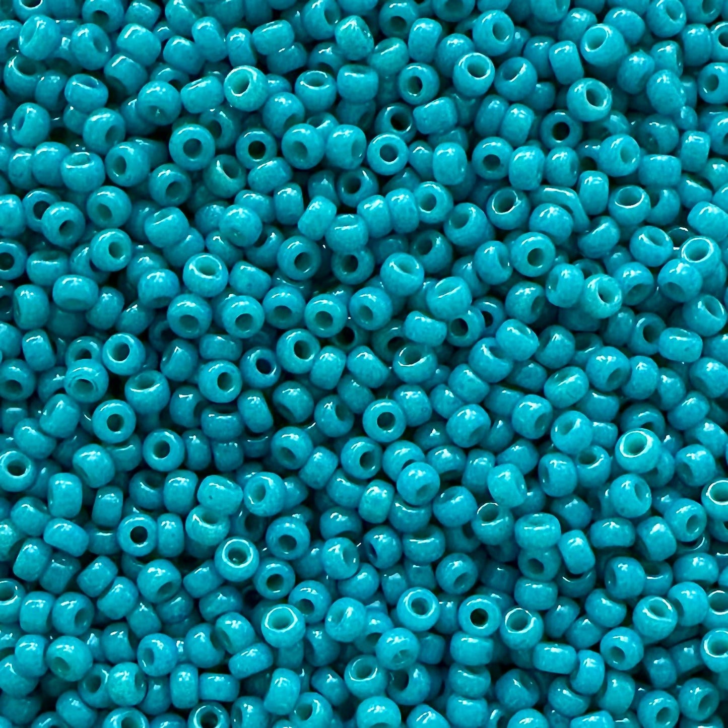 Miyuki 11 - 1471 Opaque Dyed Dark Aqua - The Bead Mix