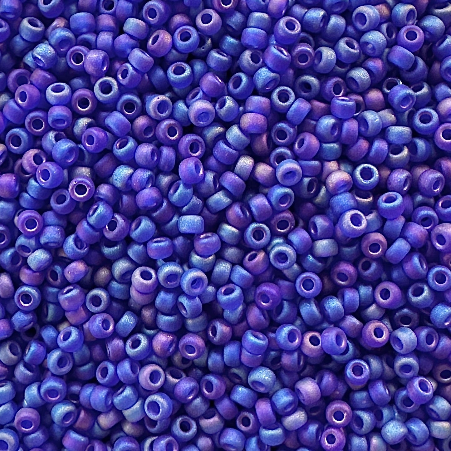 Miyuki 11 - 151FR Cobalt Frosted Rainbow - The Bead Mix