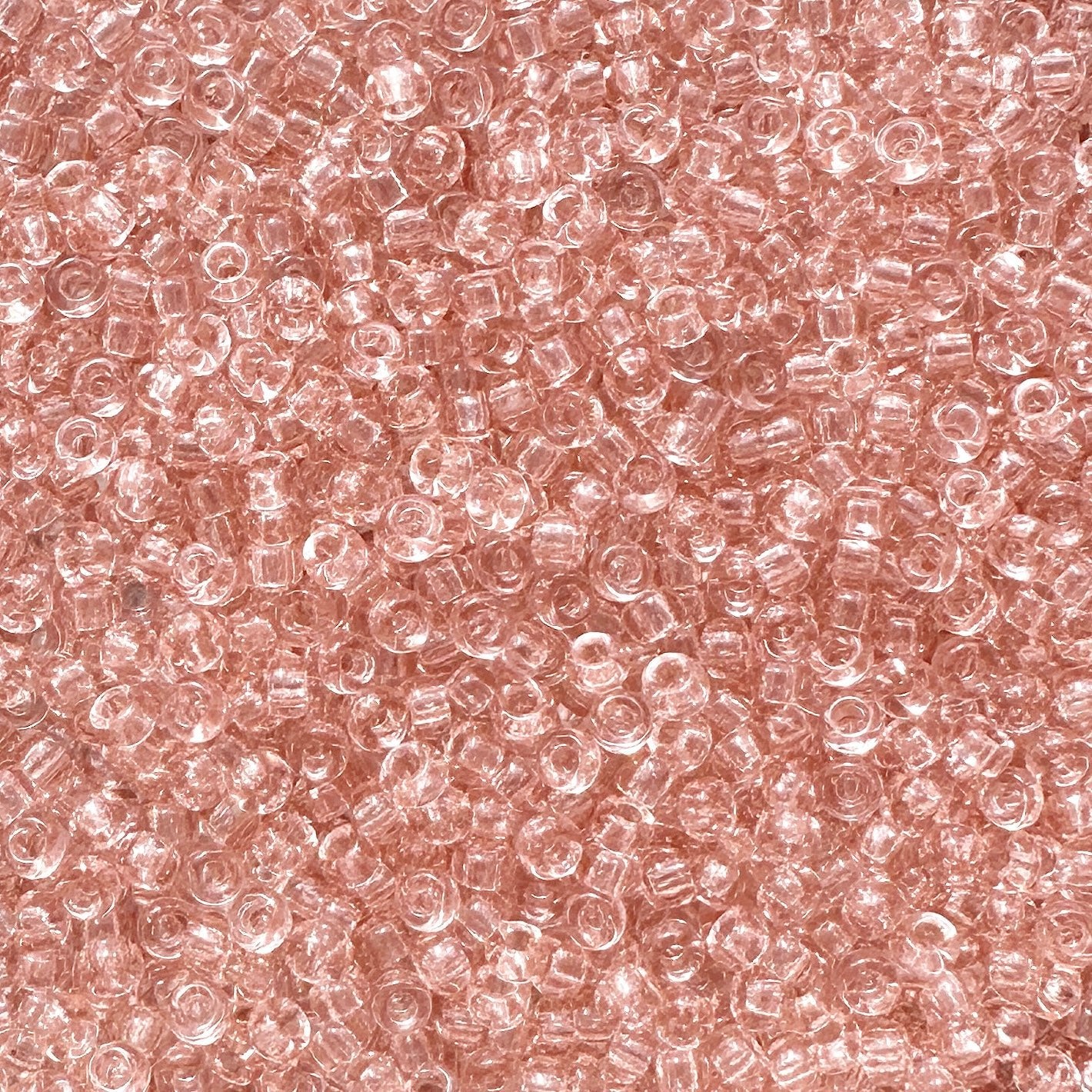 Miyuki 11 - 155 Transparent Tea Rose - The Bead Mix