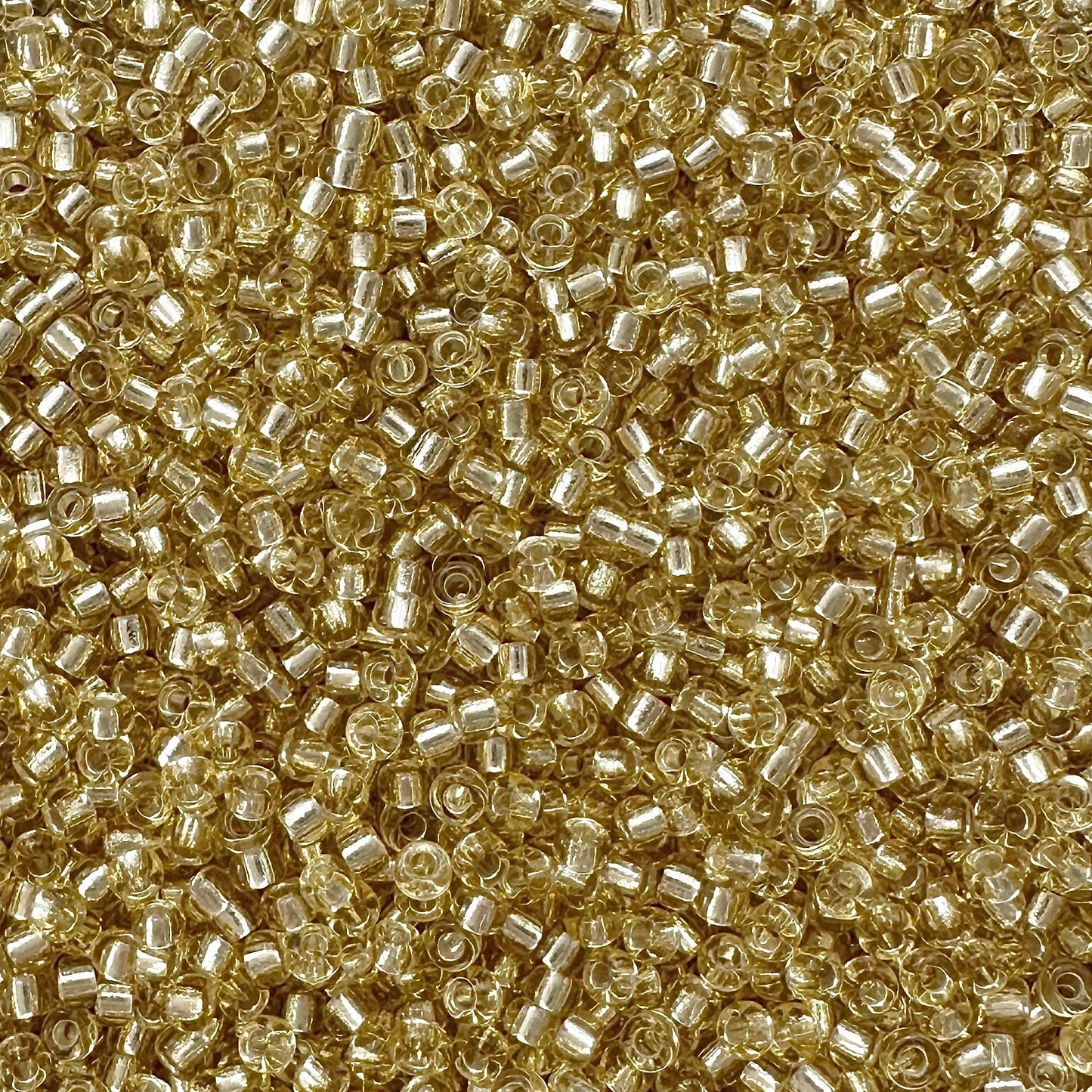 Miyuki 11 - 2 Silver Lined Light Gold - The Bead Mix