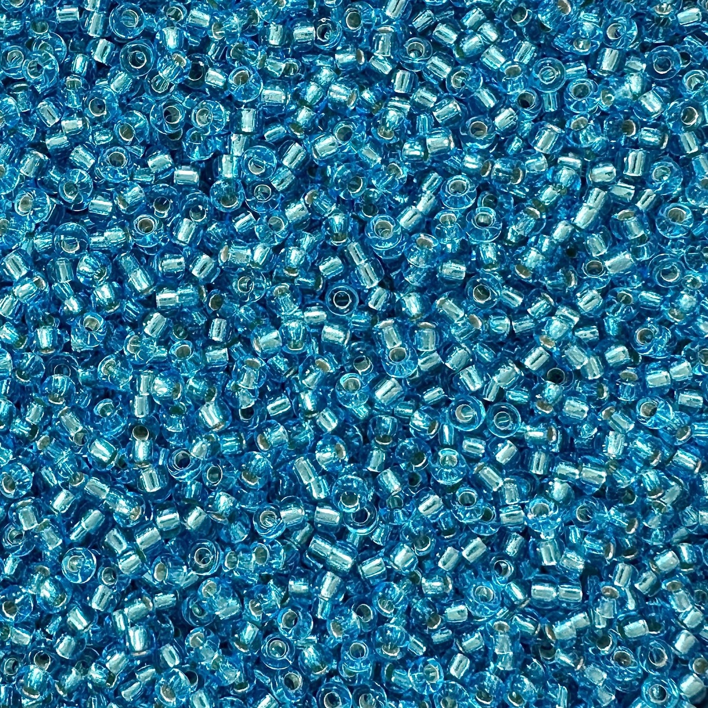 Miyuki 11 - 2429 Silver Lined Dark Aqua - The Bead Mix