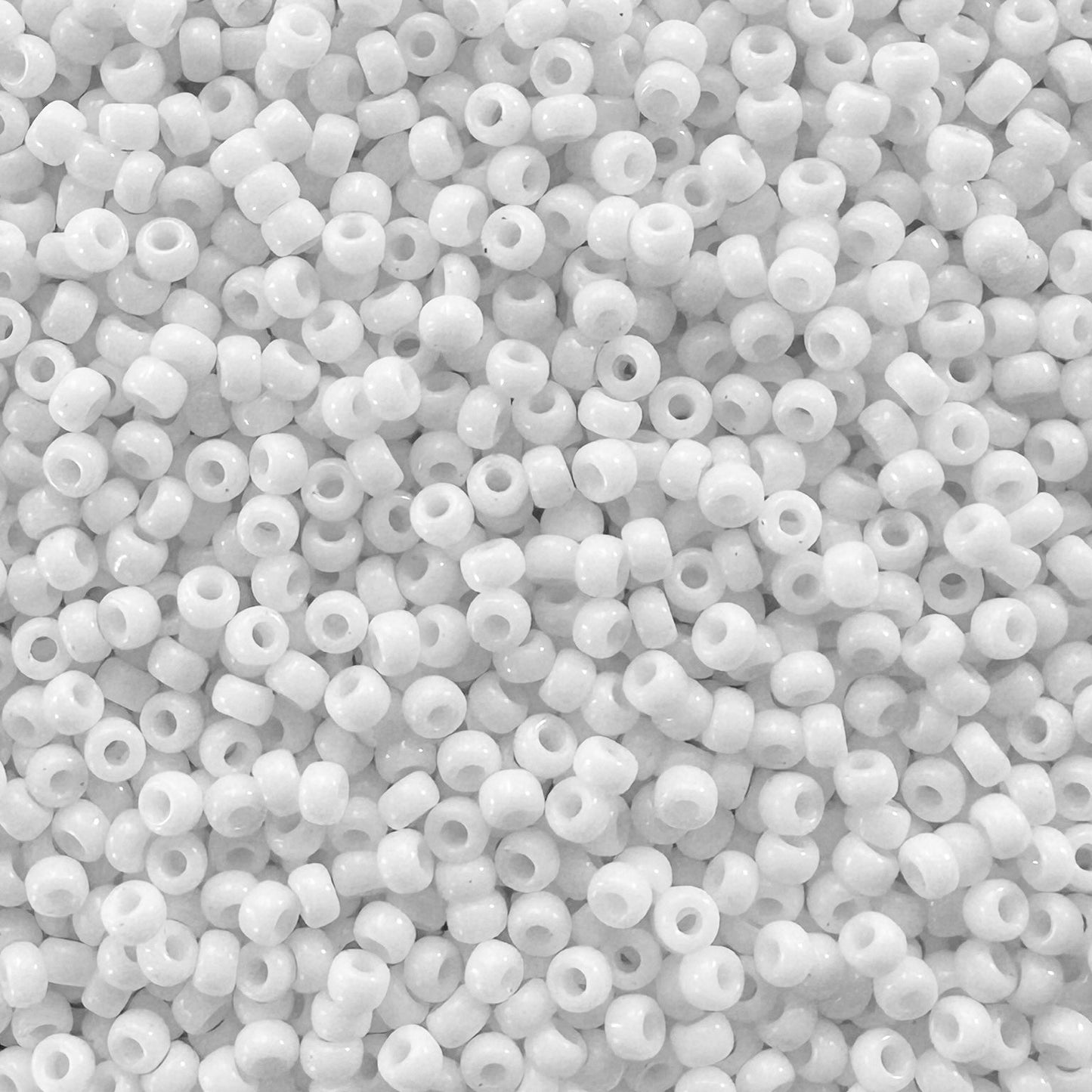 Miyuki 11 - 402 Opaque White - The Bead Mix