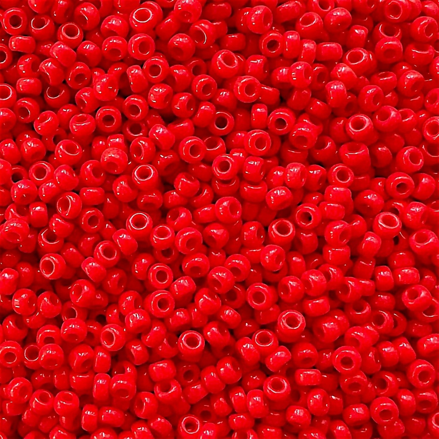 Miyuki 11 - 407 Opaque Red - The Bead Mix