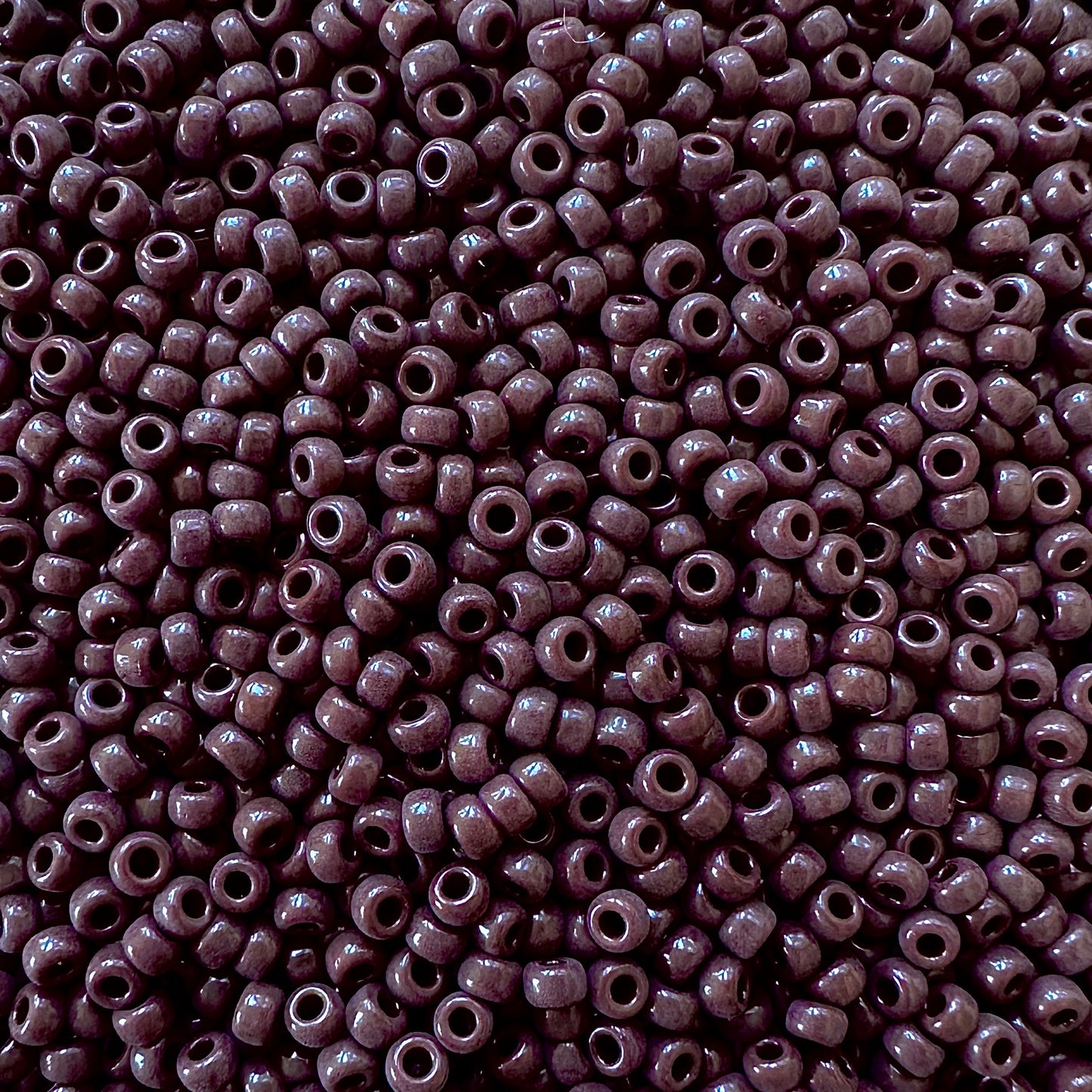 Miyuki 11 - 409 Opaque Chocolate Brown - The Bead Mix