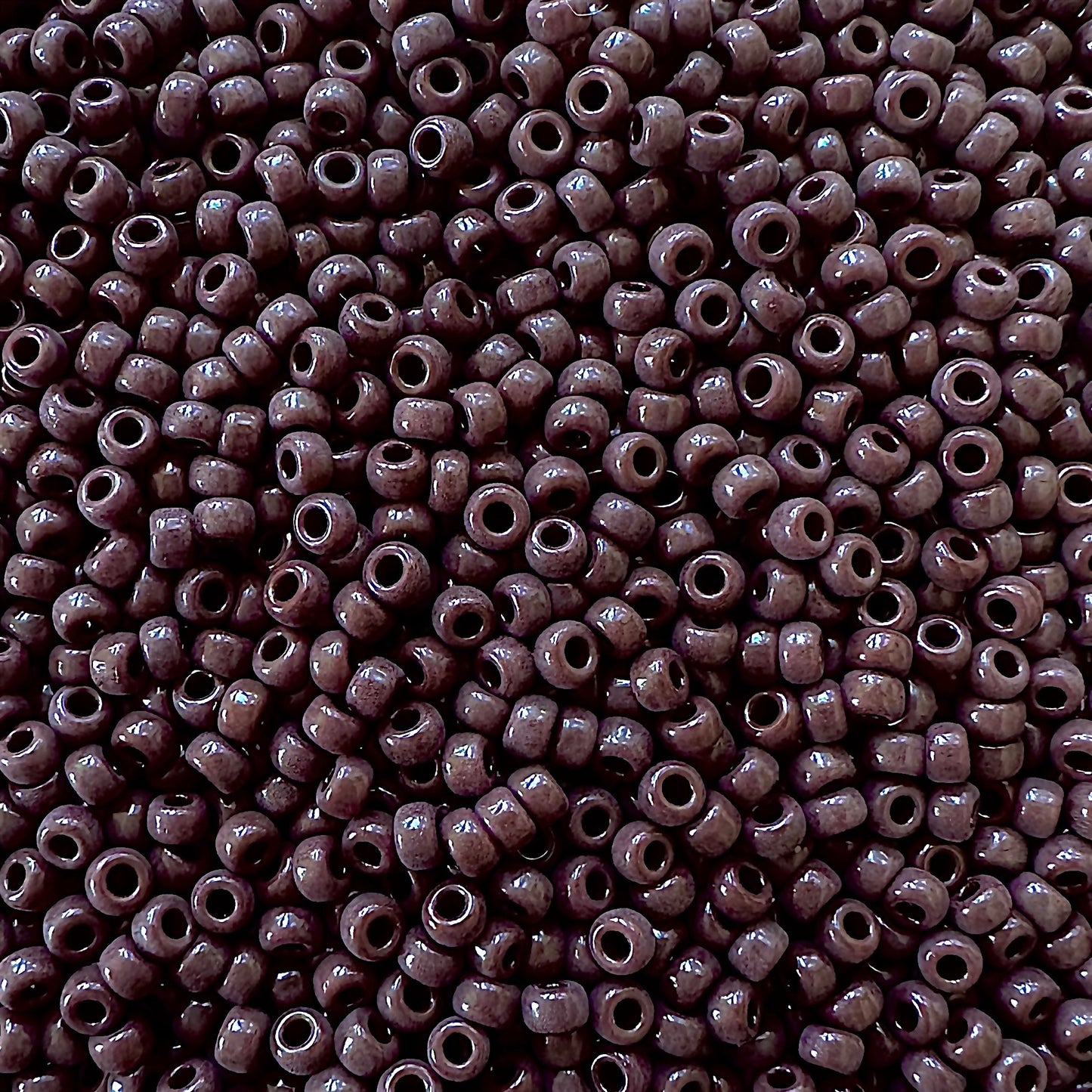 Miyuki 11 - 409 Opaque Chocolate Brown - The Bead Mix