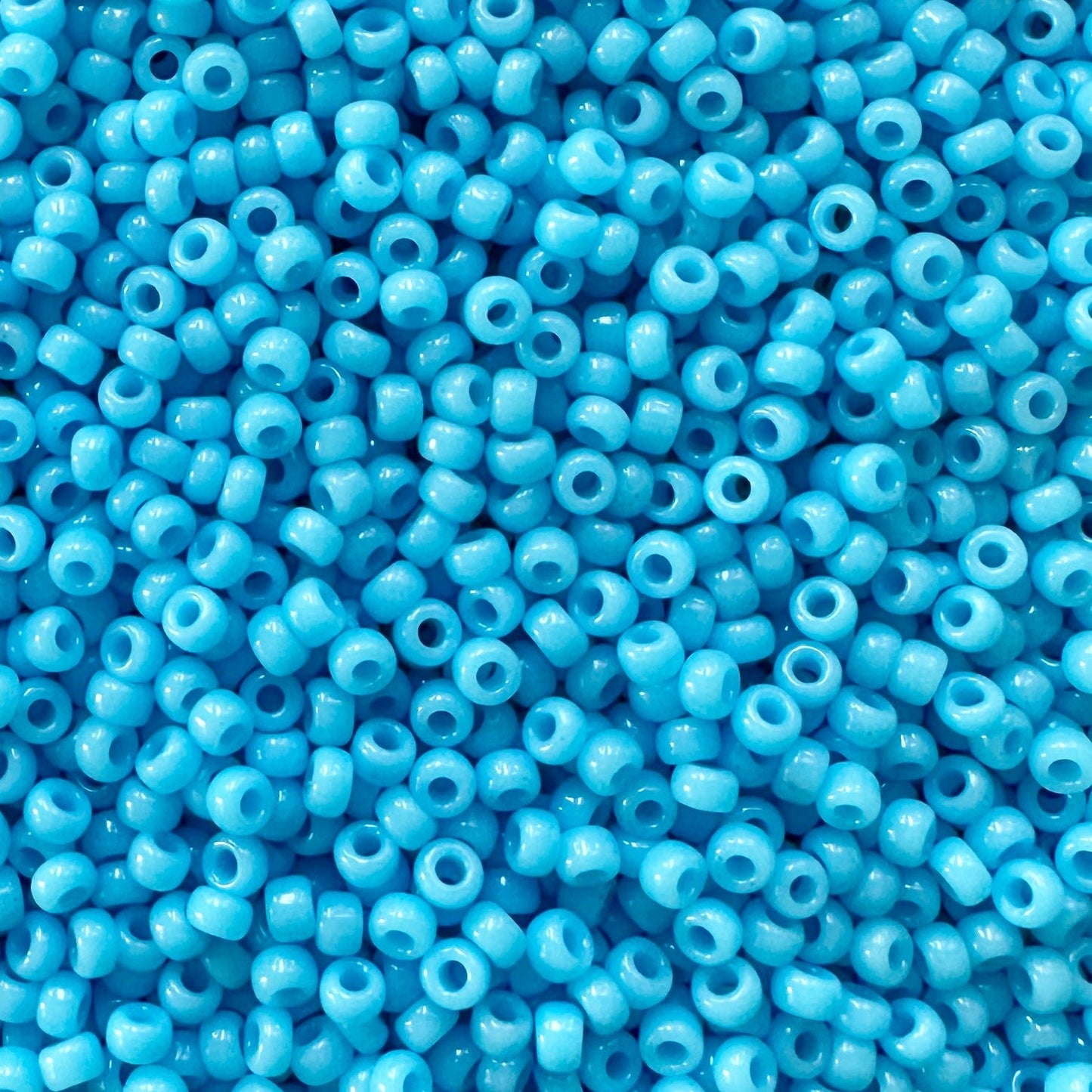 Miyuki 11 - 413 Opaque Turquoise Blue - The Bead Mix