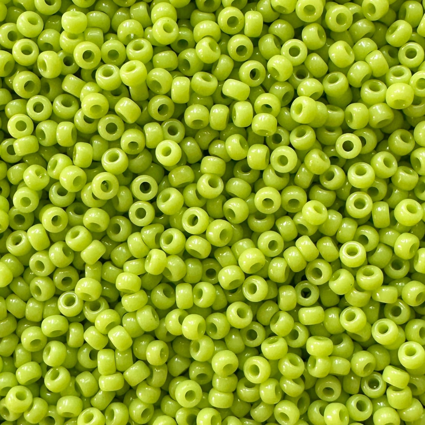Miyuki 11 - 416 Opaque Chartreuse - The Bead Mix