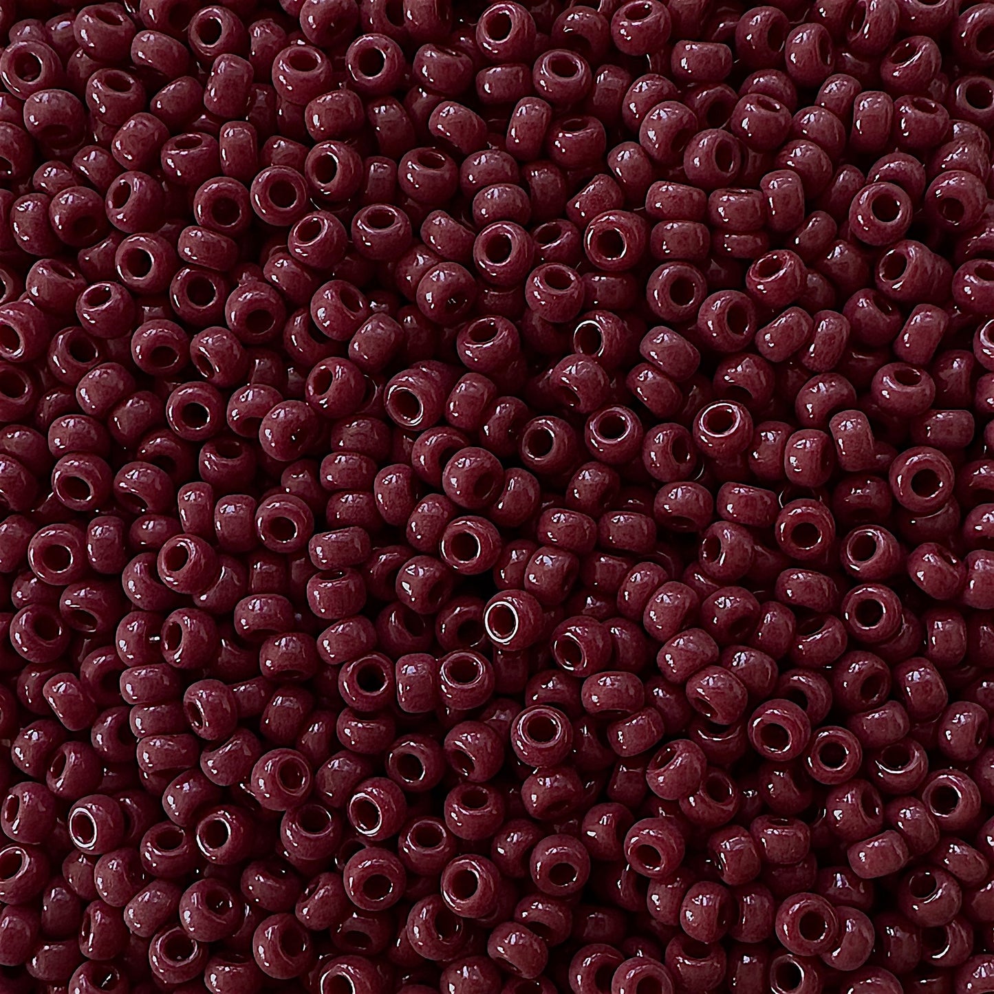 Miyuki 11 - 419 Opaque Red Brown - The Bead Mix