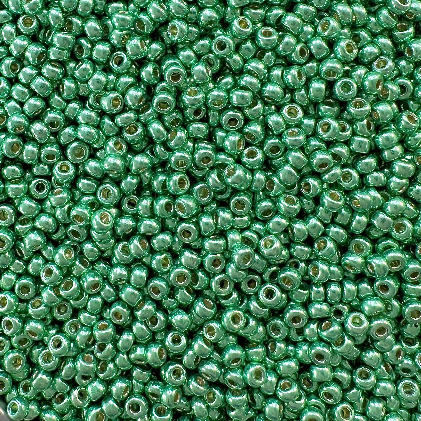 Miyuki 11 - 4214 Duracoat Galvanized Dark Mint - The Bead Mix