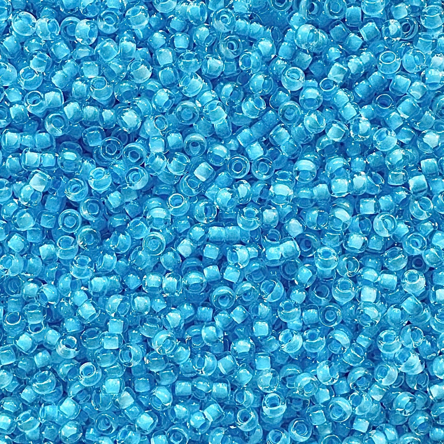 Miyuki 11 - 4300 Luminous Sky Blue - The Bead Mix