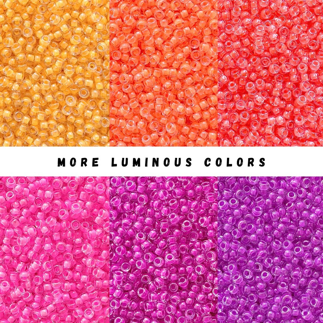 Miyuki 11 - 4302 Luminous Magenta - The Bead Mix