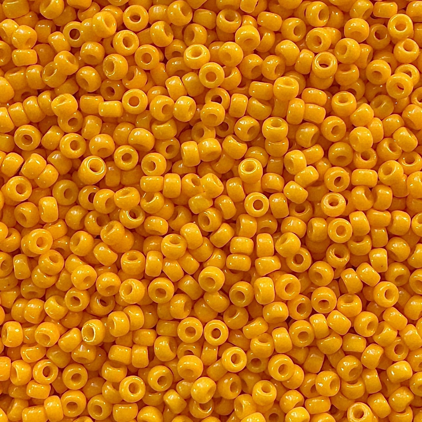 Miyuki 11 - 4453 Duracoat Opaque Bright Marigold - The Bead Mix