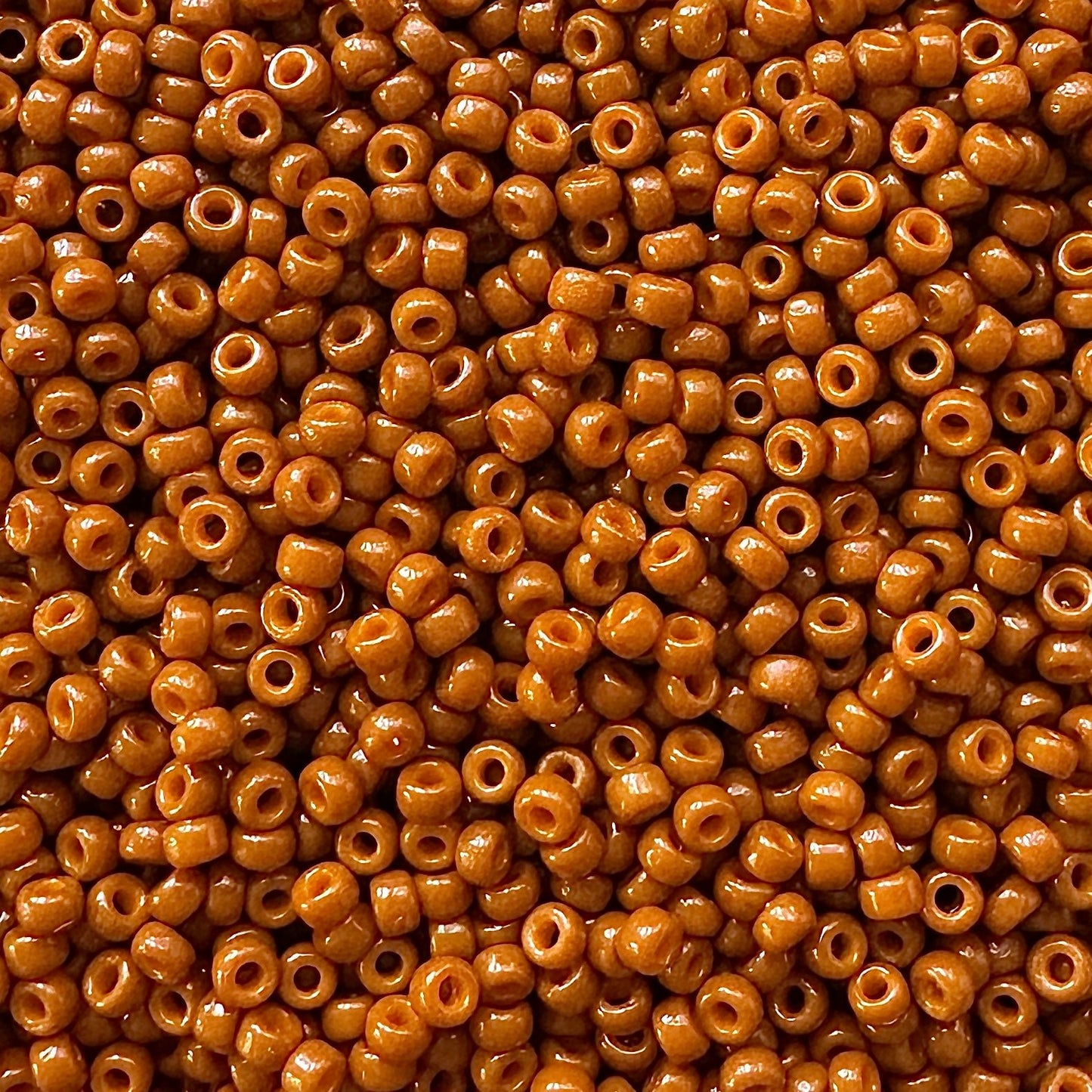 Miyuki 11 - 4458 Duracoat Opaque Sienna Brown - The Bead Mix