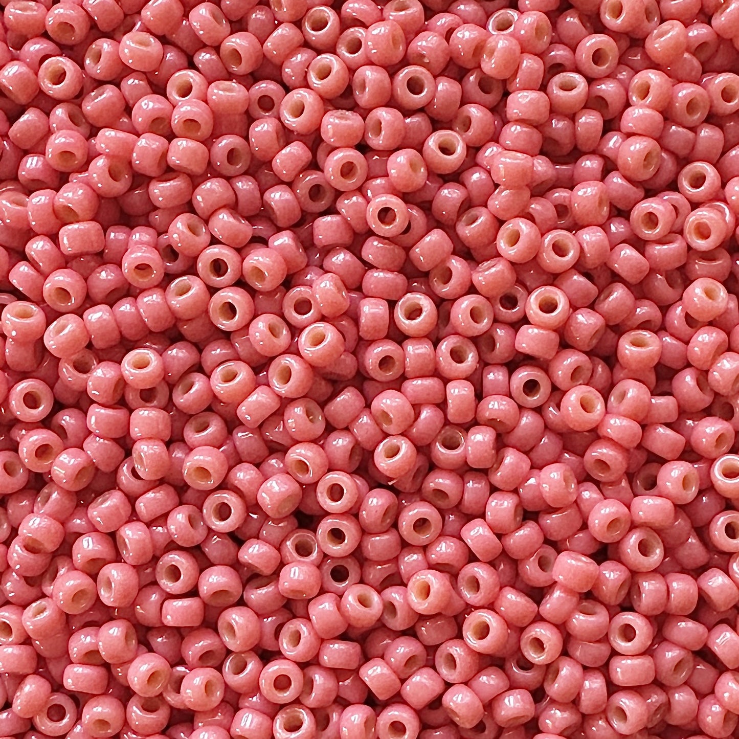 Miyuki 11 - 4464 Duracoat Opaque Salmon - The Bead Mix