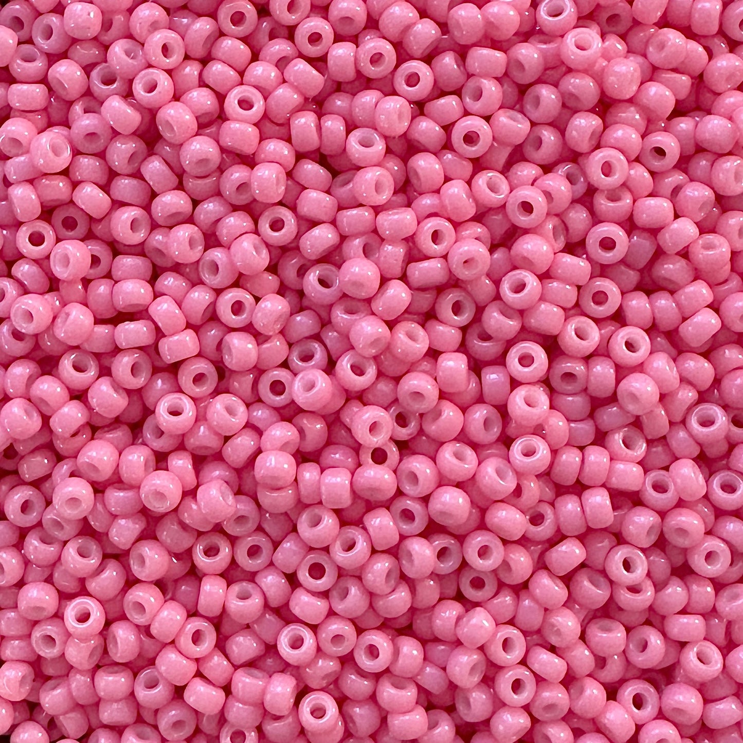 Miyuki 11 - 4467 Duracoat Opaque Bubblegum - The Bead Mix