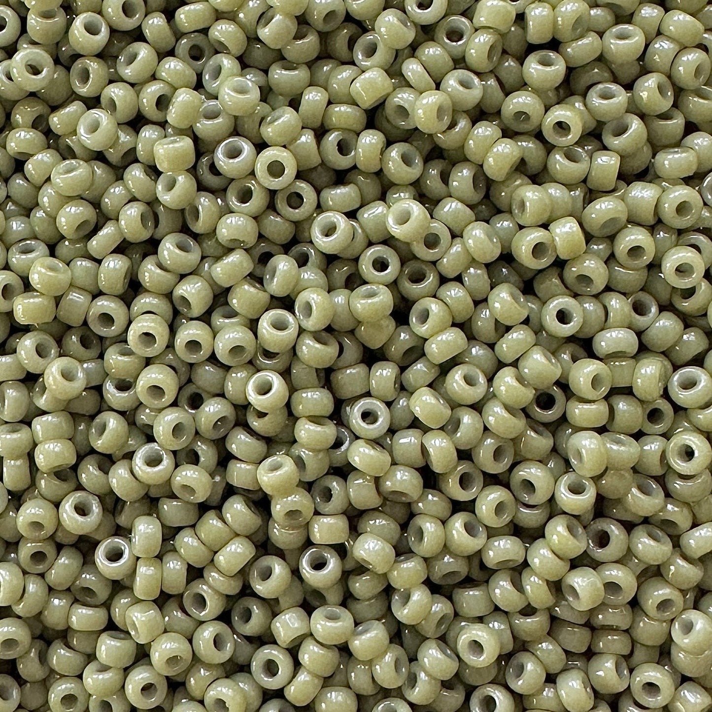 Miyuki 11 - 4474 Duracoat Opaque Khaki Green - The Bead Mix