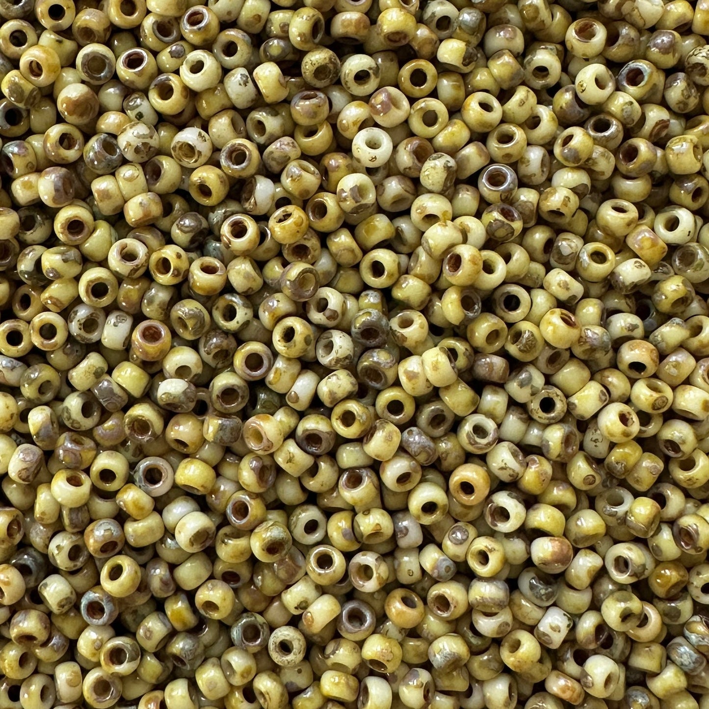 Miyuki 11 - 4512 Yellow Picasso - The Bead Mix