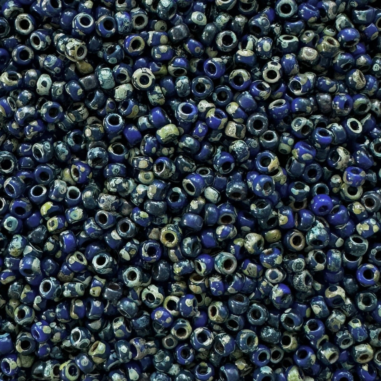 Miyuki 11 - 4518 Cobalt Picasso - The Bead Mix