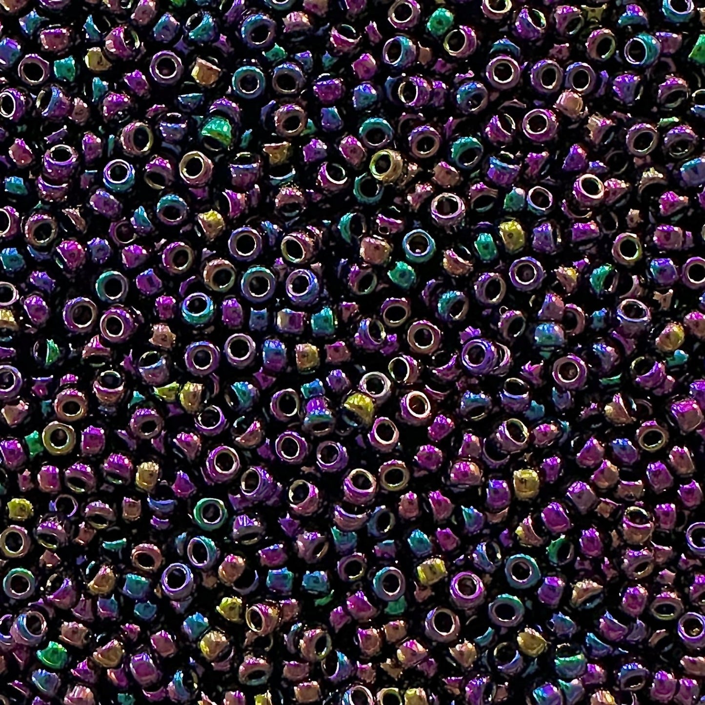 Miyuki 11 - 454 Metallic Purple Iris - The Bead Mix