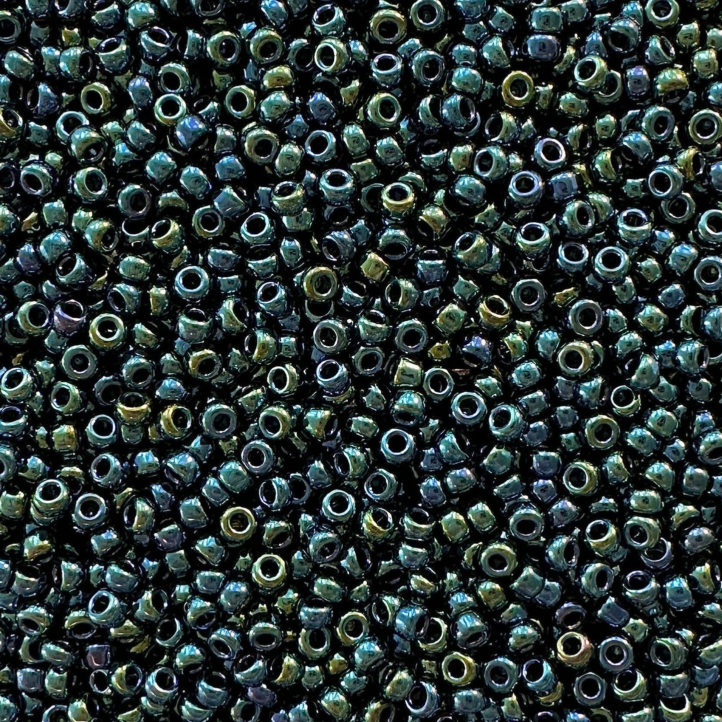 Miyuki 11 - 456 Metallic Gunmetal Iris - The Bead Mix
