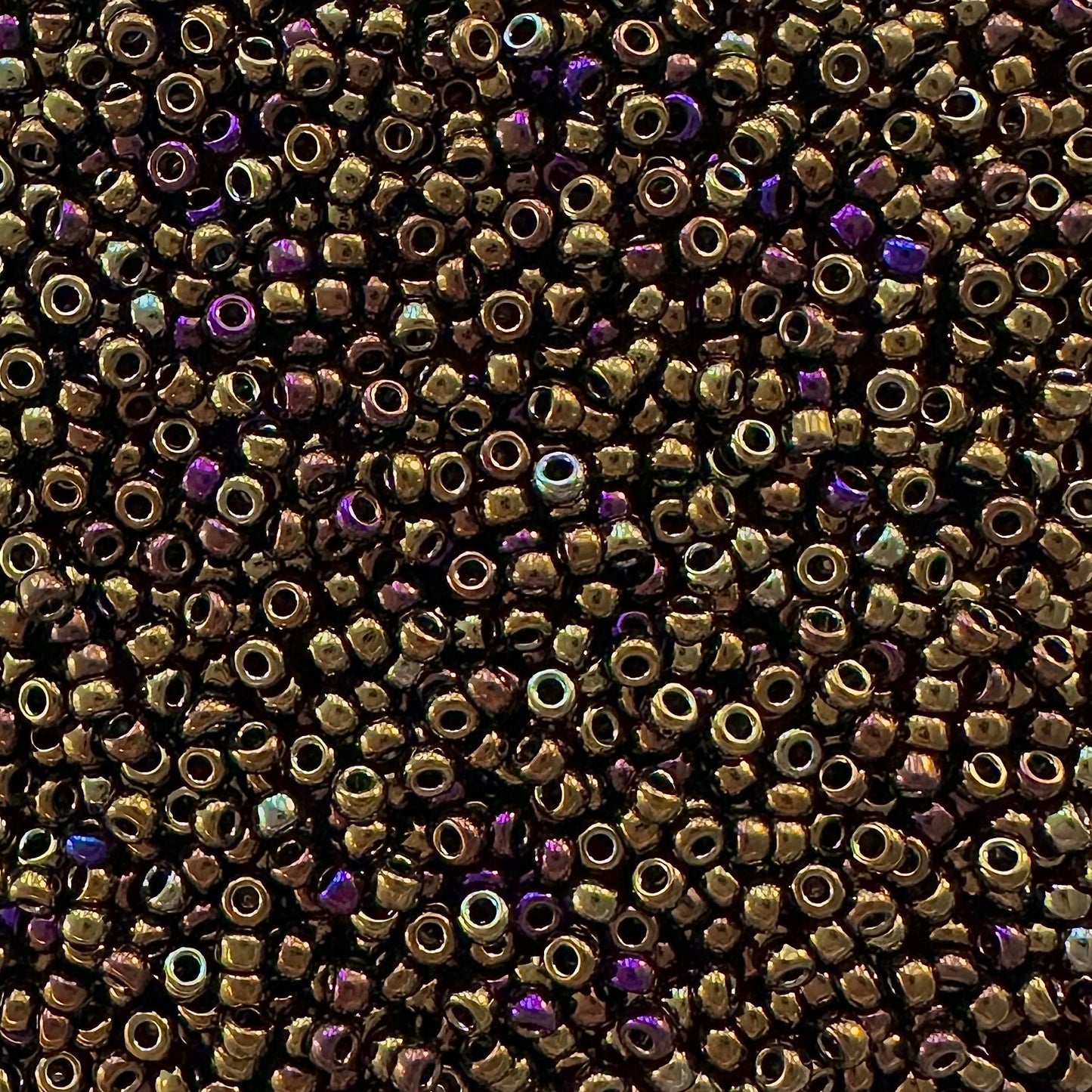 Miyuki 11 - 458 Metallic Brown Iris - The Bead Mix