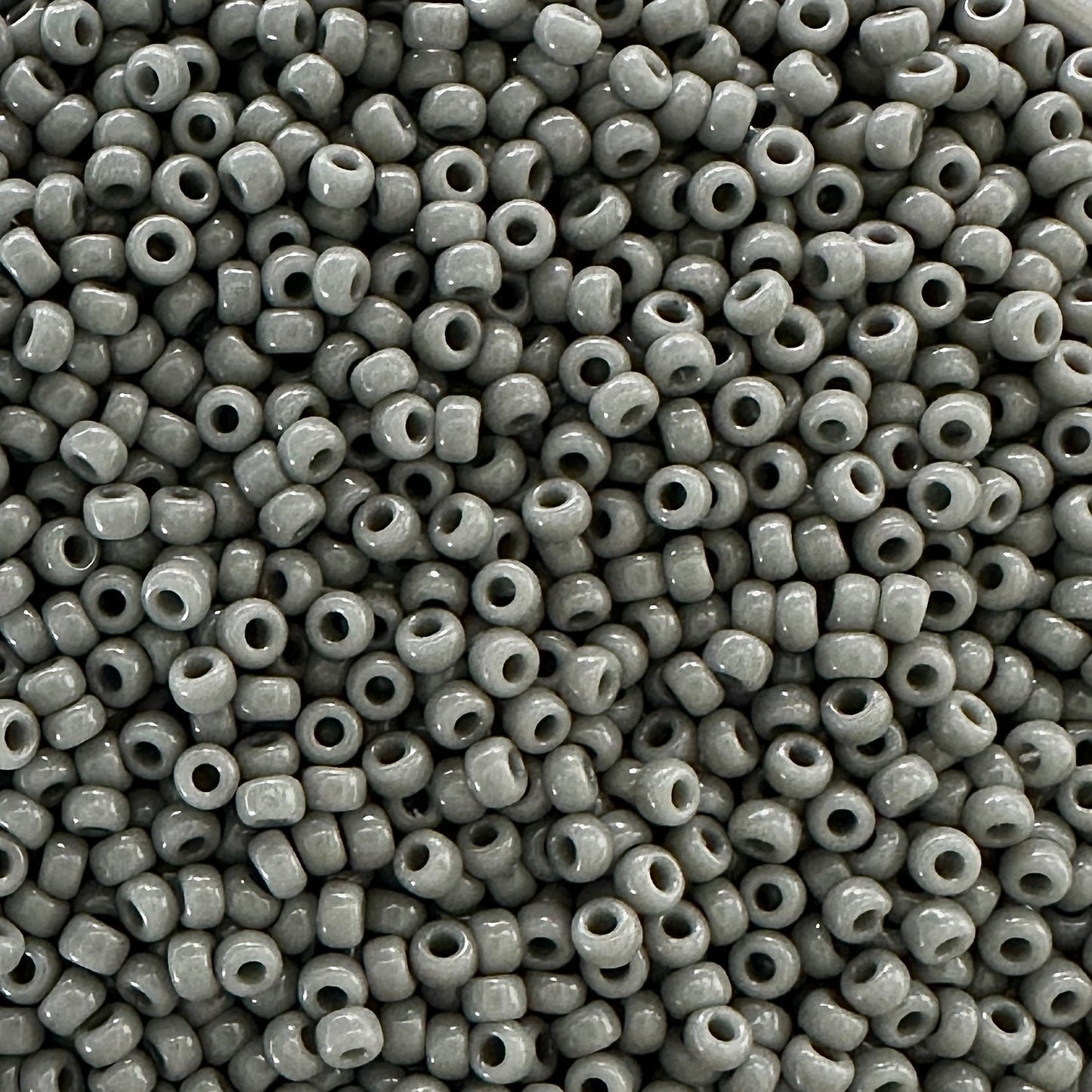 Miyuki 11 - 499 Opaque Falcon Gray - The Bead Mix