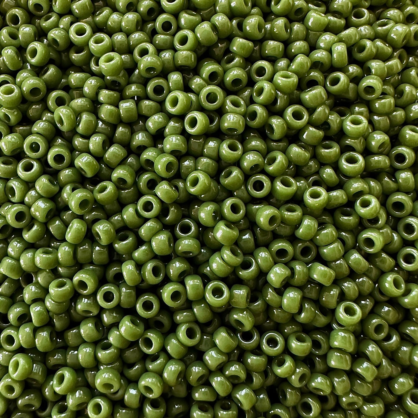 Miyuki 11 - 501 Opaque Avocado Green - The Bead Mix