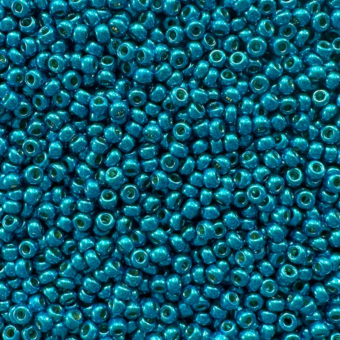 Miyuki 11 - 5114 Duracoat Galvanized Capri Blue - The Bead Mix