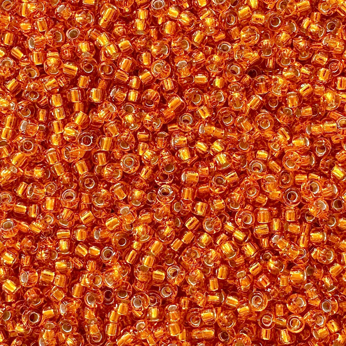Miyuki 11 - 8 Silver Lined Orange - The Bead Mix