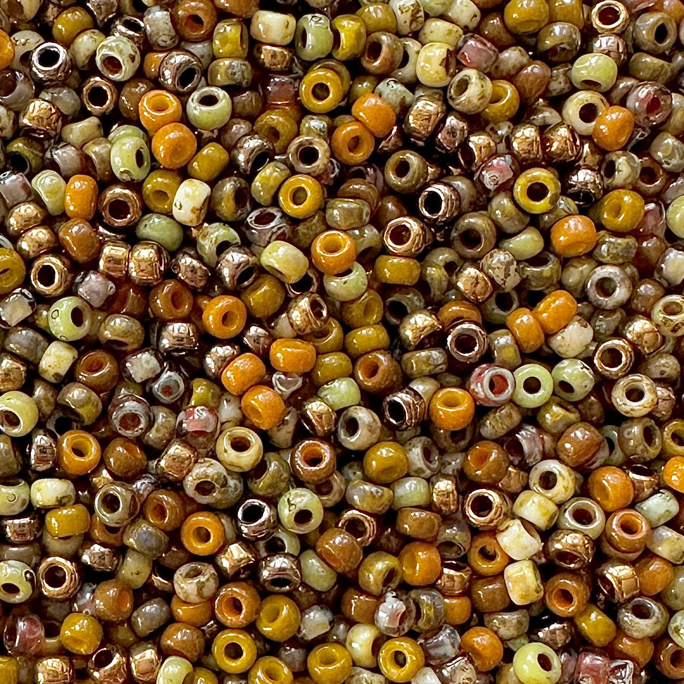 Olive Garden 11/0 Miyuki Seed Bead Mix | The Bead Mix