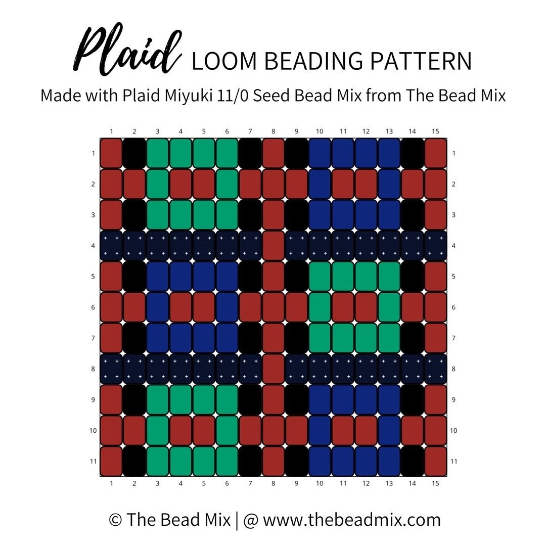 Plaid 11/0 Miyuki Seed Bead Mix - The Bead Mix