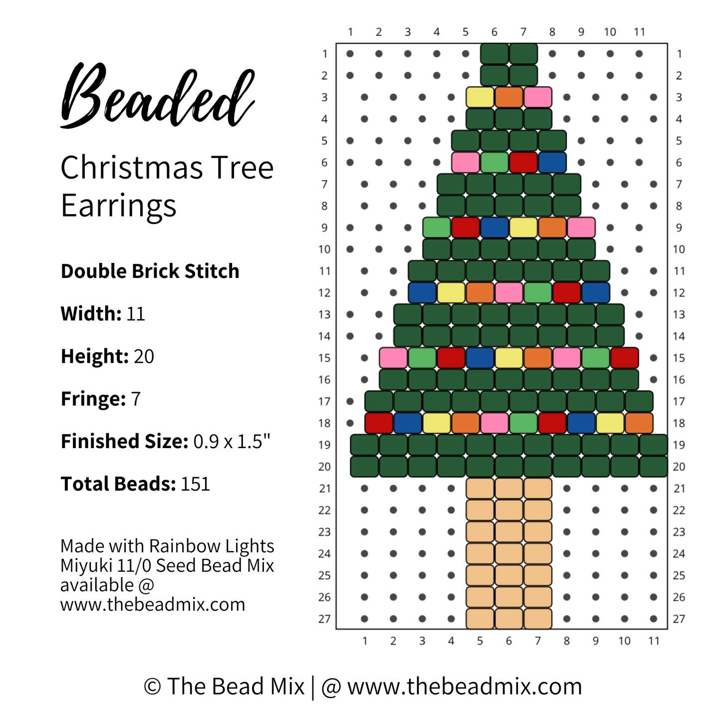 Rainbow Lights 11/0 Miyuki Seed Bead Mix - The Bead Mix