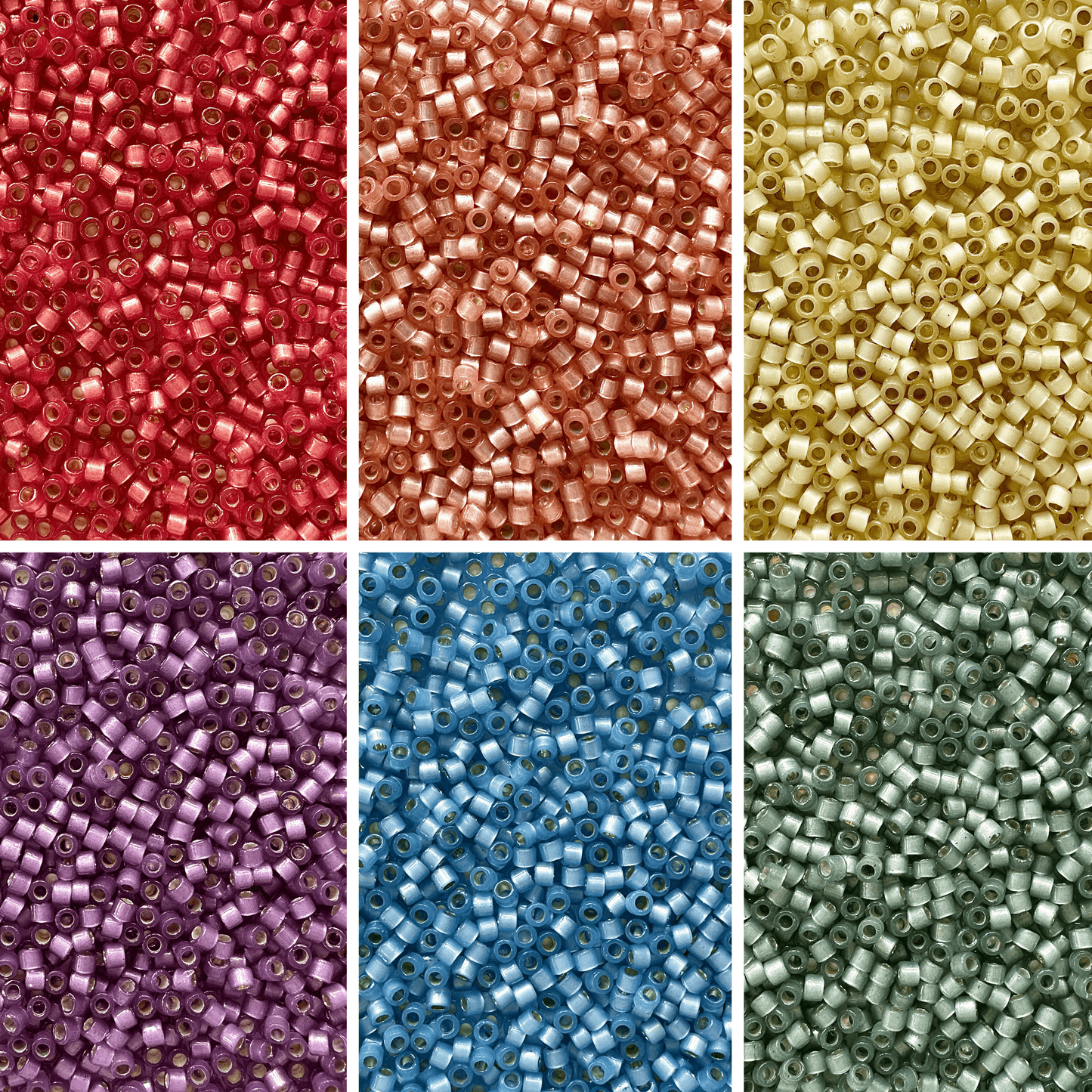 Rainbow Shimmer Miyuki 11/0 Delica Bead Set - The Bead Mix