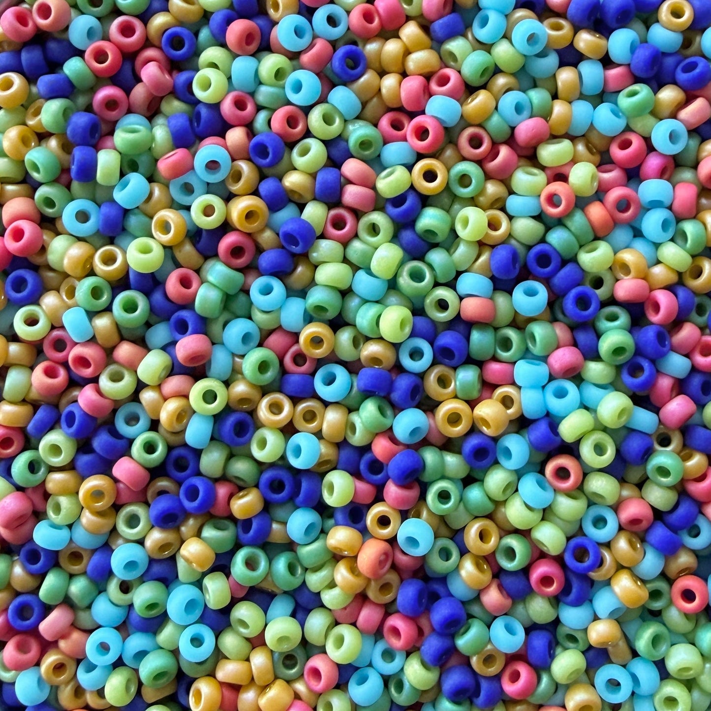 Retro Rainbow 11/0 Miyuki Seed Bead Mix - The Bead Mix