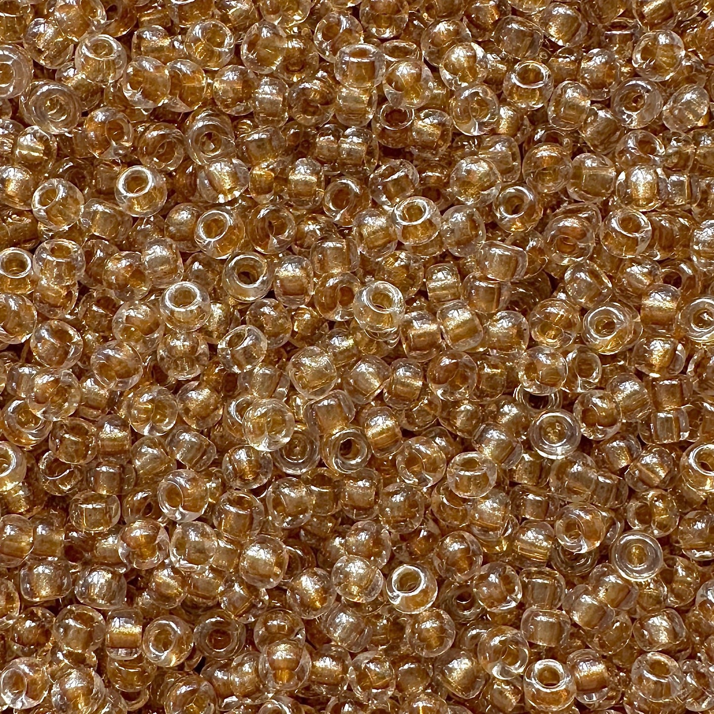 11-234: Gold Lined Crystal Miyuki 11/0 Seed Beads - The Bead Mix