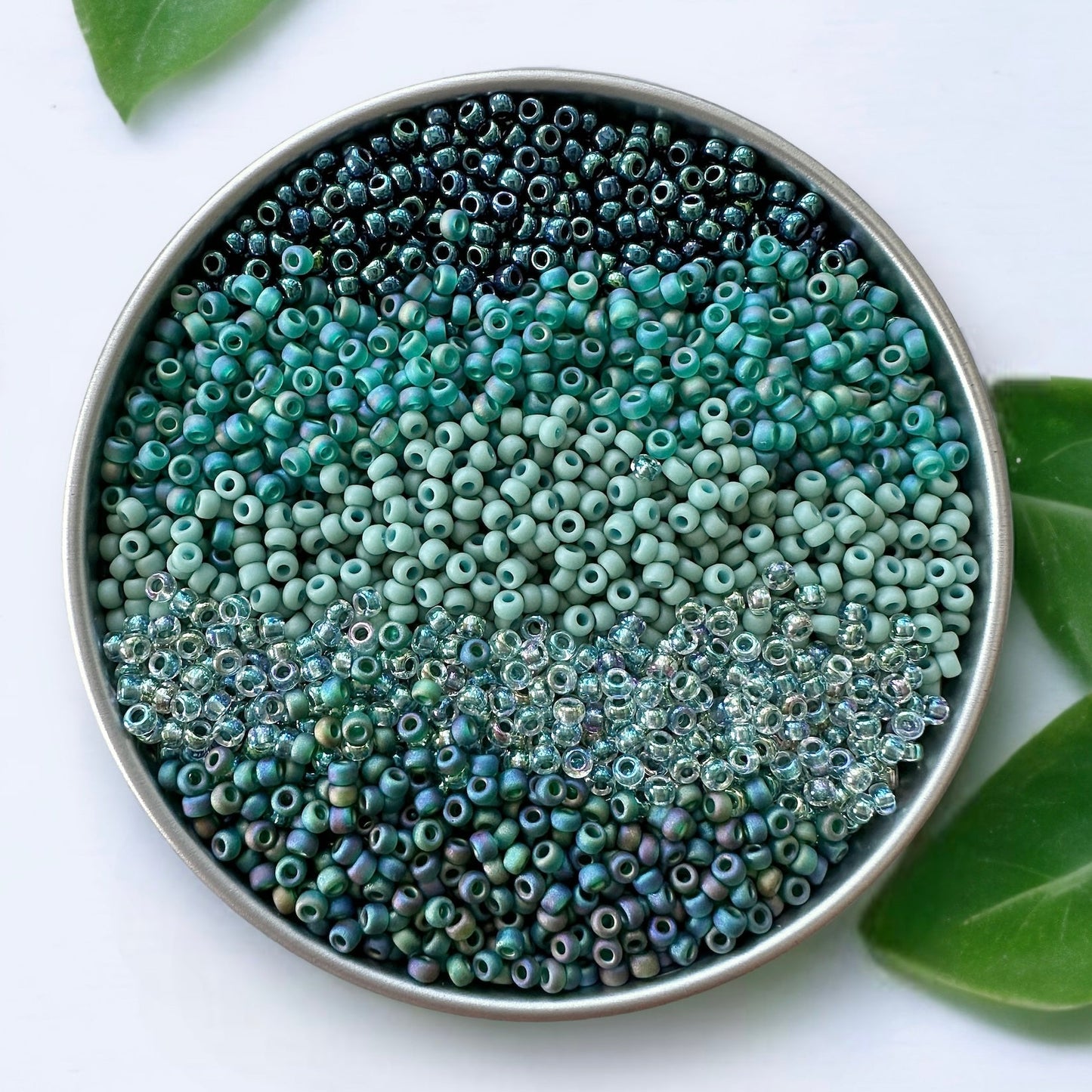 Blue Lagoon 11/0 Miyuki Seed Bead Mix - The Bead Mix