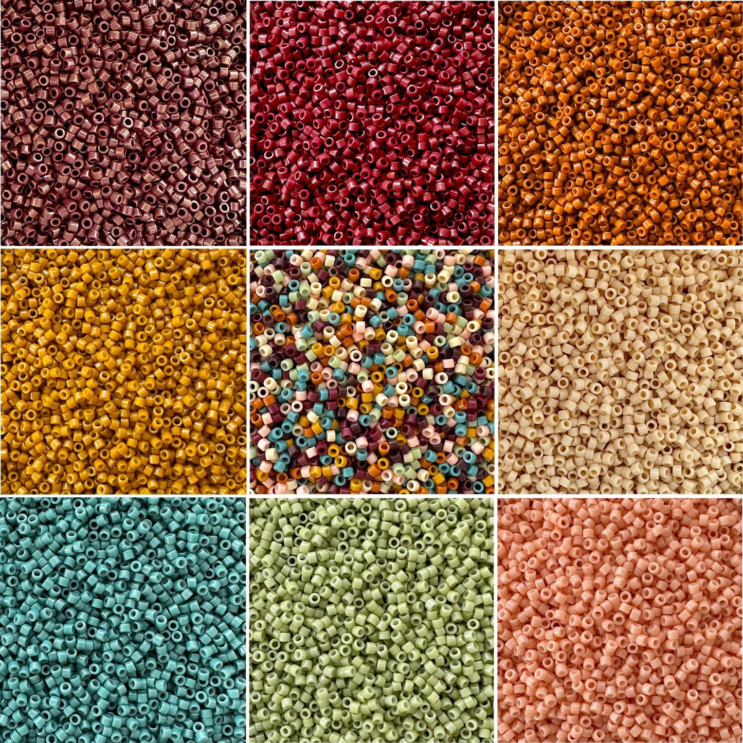Boho Rainbow 11/0 Miyuki Delica Seed Bead MIx - The Bead Mix