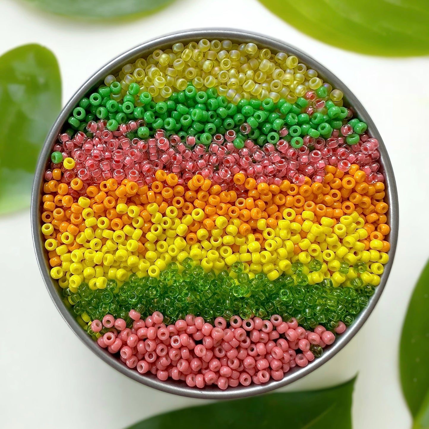 Citrus Burst 11/0 Miyuki Seed Bead Mix - The Bead Mix