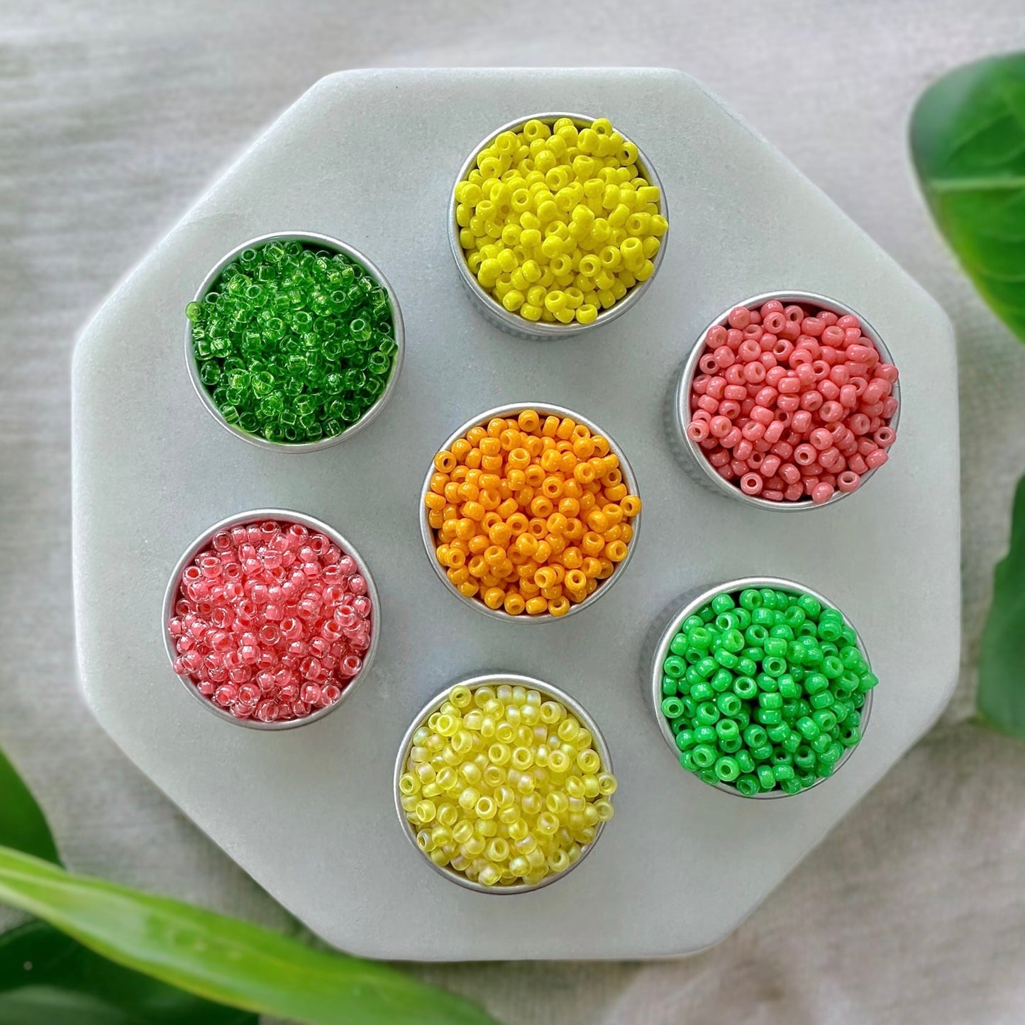 Citrus Burst 11/0 Miyuki Seed Bead Mix - The Bead Mix