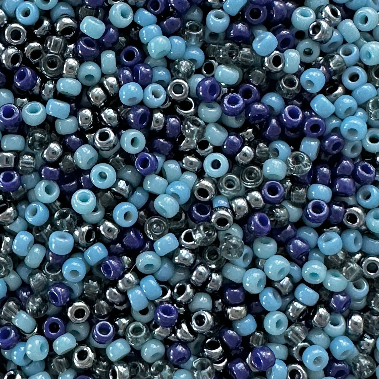 Denim Blues 11/0 Miyuki Seed Bead Mix - The Bead Mix